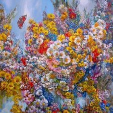 Схема вышивки «букет 2»