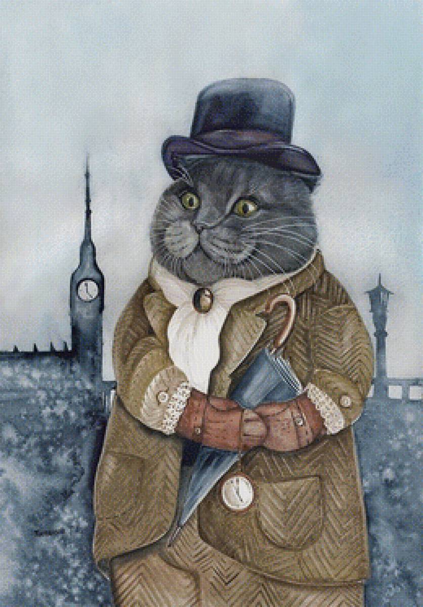 Кот джентельмен - коты - предпросмотр