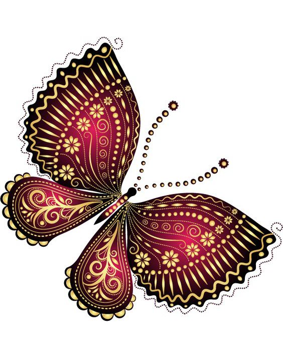 Бабочка - для подушки - оригинал