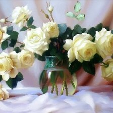 Схема вышивки «Розы»