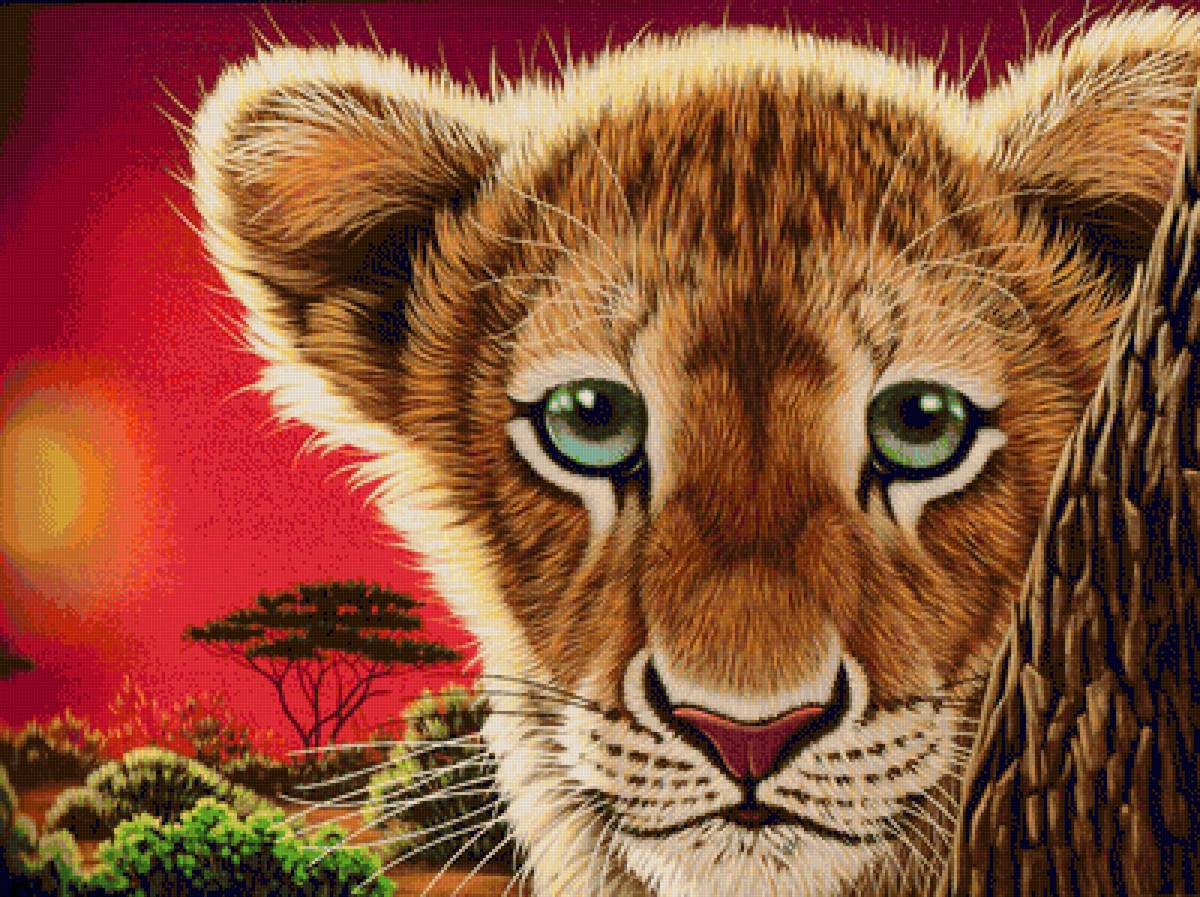 тигренок - животные - предпросмотр