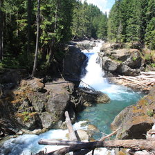 Схема вышивки «водопад»