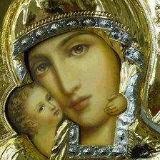 Схема вышивки «Божья Матерь»