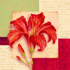 Подушка лилия