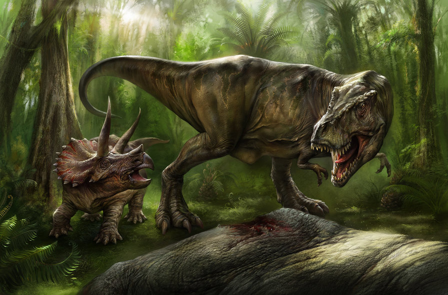 Тиранозавр - динозавр - оригинал