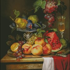 Схема вышивки «фрукты»