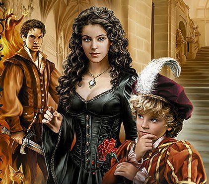 Леди и война. Пепел моего сердца - фэнтази, иллюстрации, сказки - оригинал