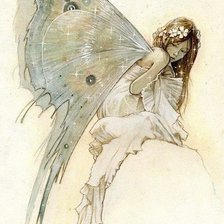 Схема вышивки «фея2»