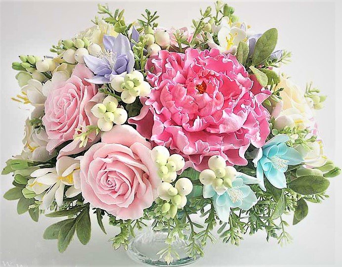 цветы в стакане - цветы, фото - оригинал