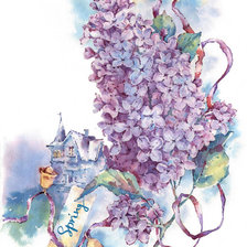 Схема вышивки «весна»