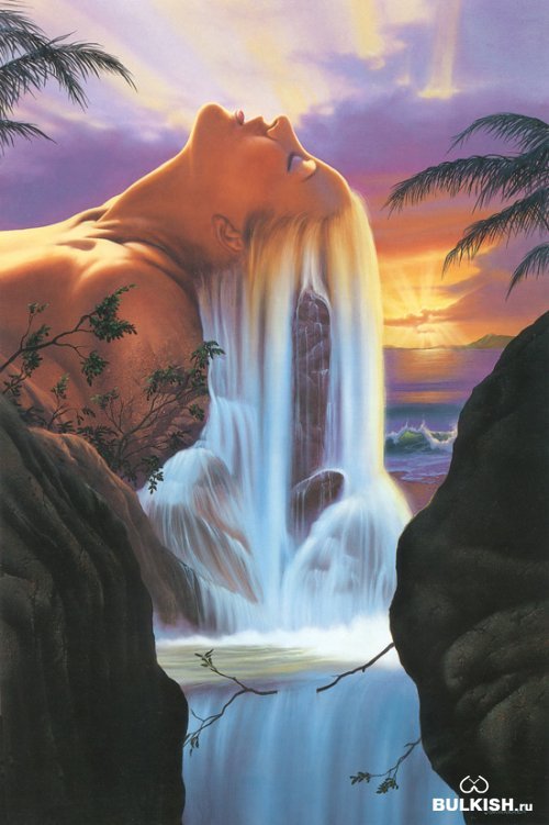дева-водопад - оригинал