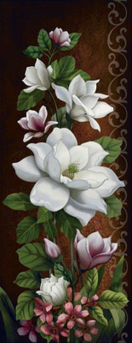 Панелька - цветы - предпросмотр