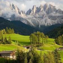 Схема вышивки «Доломитовые альпы, Италия»