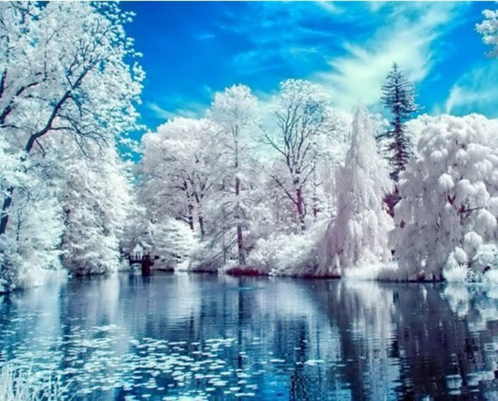 Красивая зима - оригинал