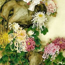 Схема вышивки «китайская живопись»