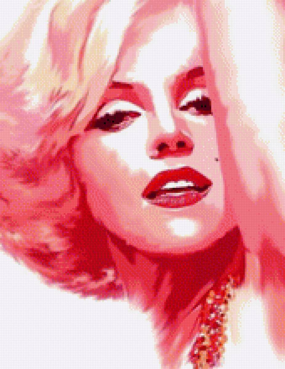 Монро В Красном - мерилин монро - предпросмотр