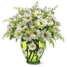 Схема вышивки «ромашки»