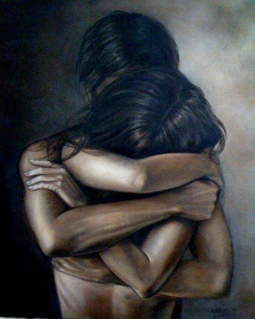 объятия - нежность, объятия, любовь, двое - оригинал