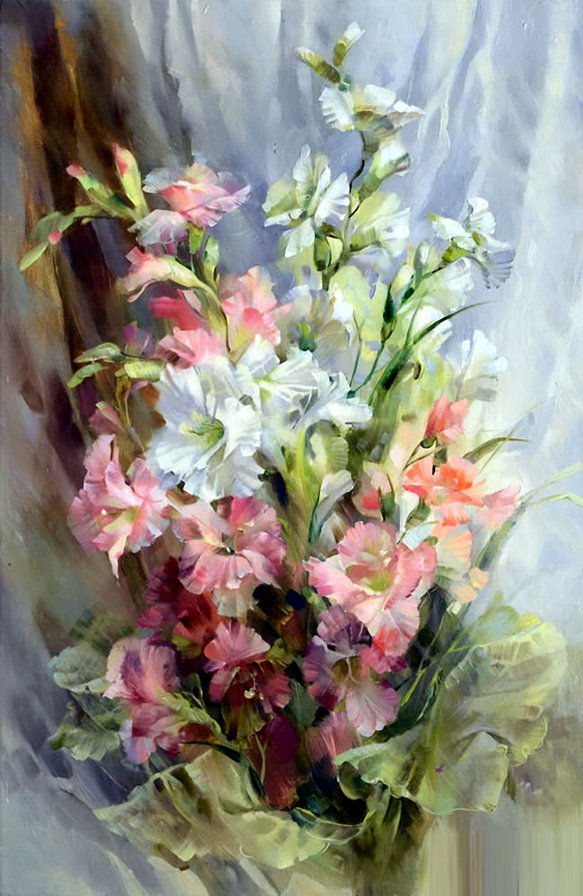 букет гладиолусов - букет гладиолусов - оригинал