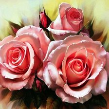 Схема вышивки «розы»