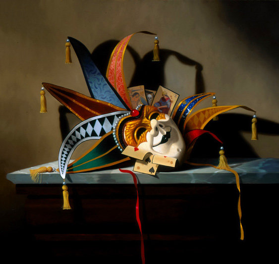 Маска шута - #шут #карнавал #маска #венеция #театр - оригинал