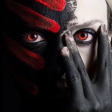 Схема вышивки «Взгляд»