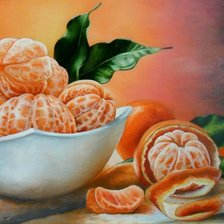 Схема вышивки «Мандарины»