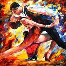 Схема вышивки «Страстное танго»