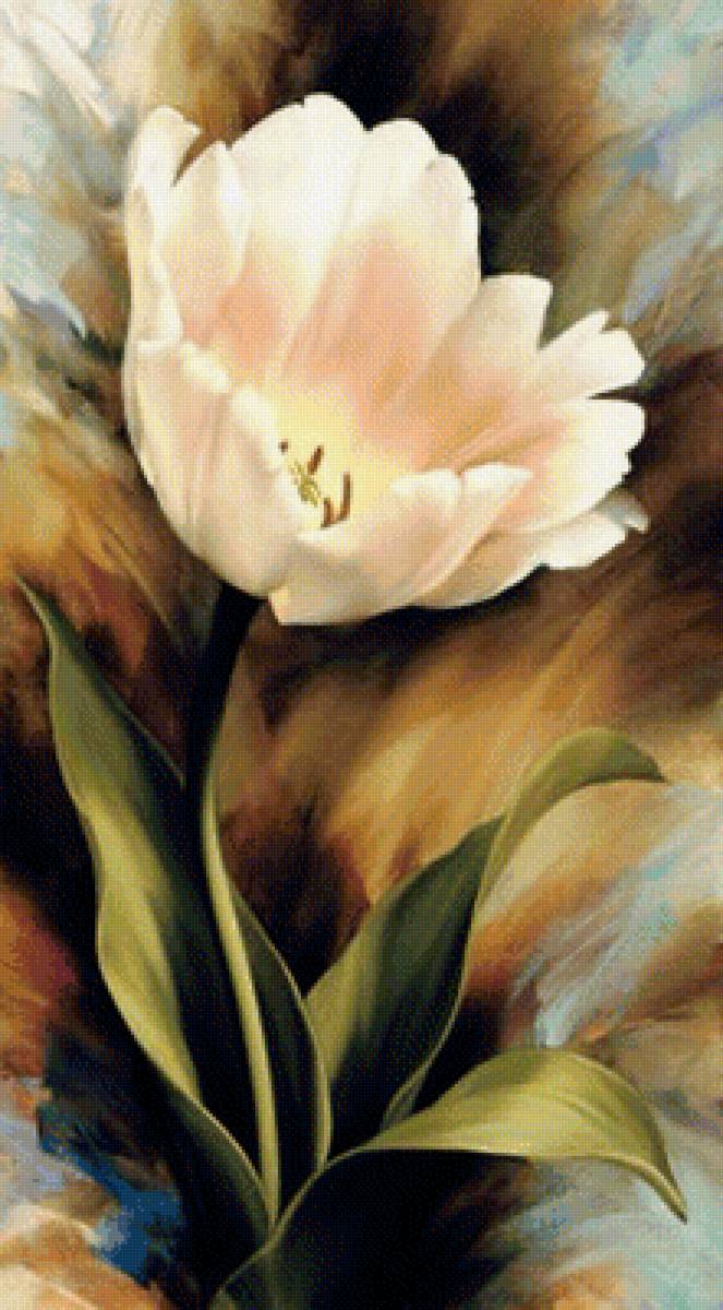 тюльпан - цветы. акварель - предпросмотр