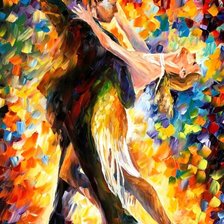 Схема вышивки «танец»