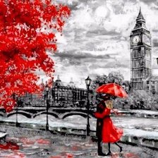 Схема вышивки «набережная»