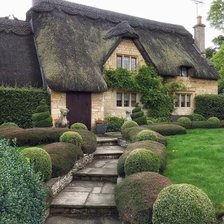 Схема вышивки «Домик из Англии»