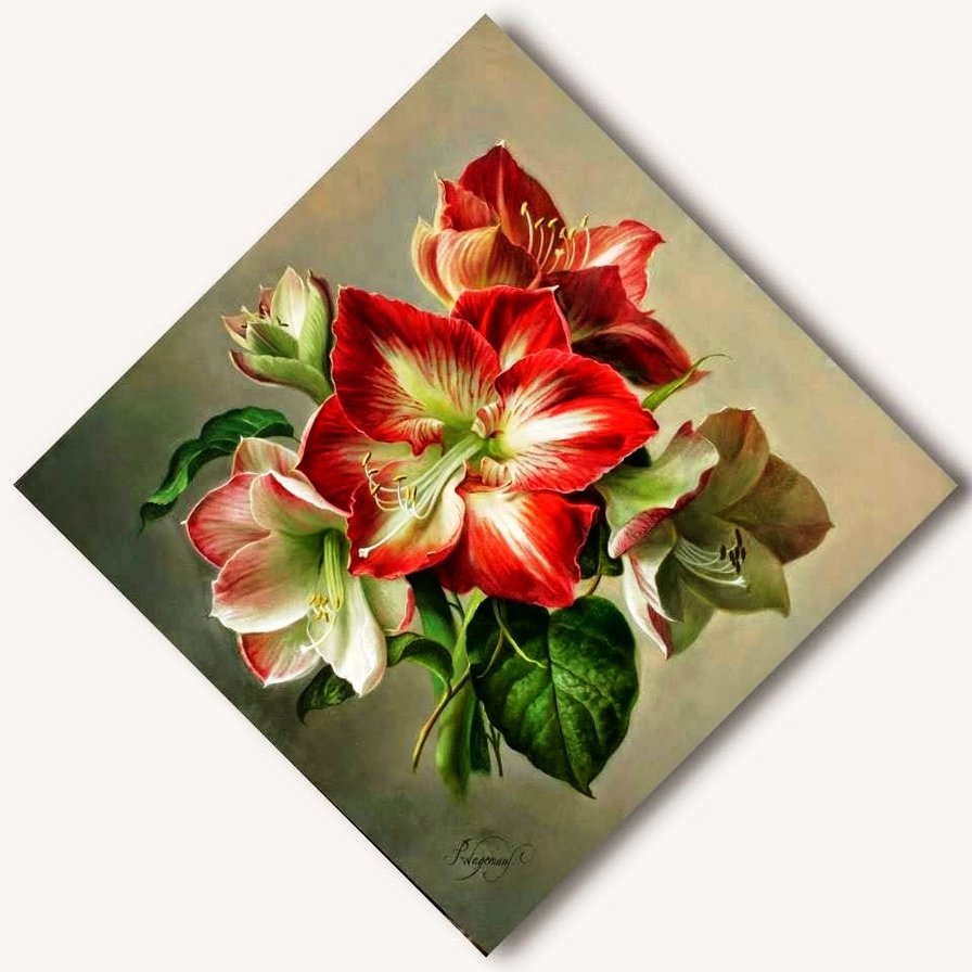 цветочная композиция - цветы - оригинал