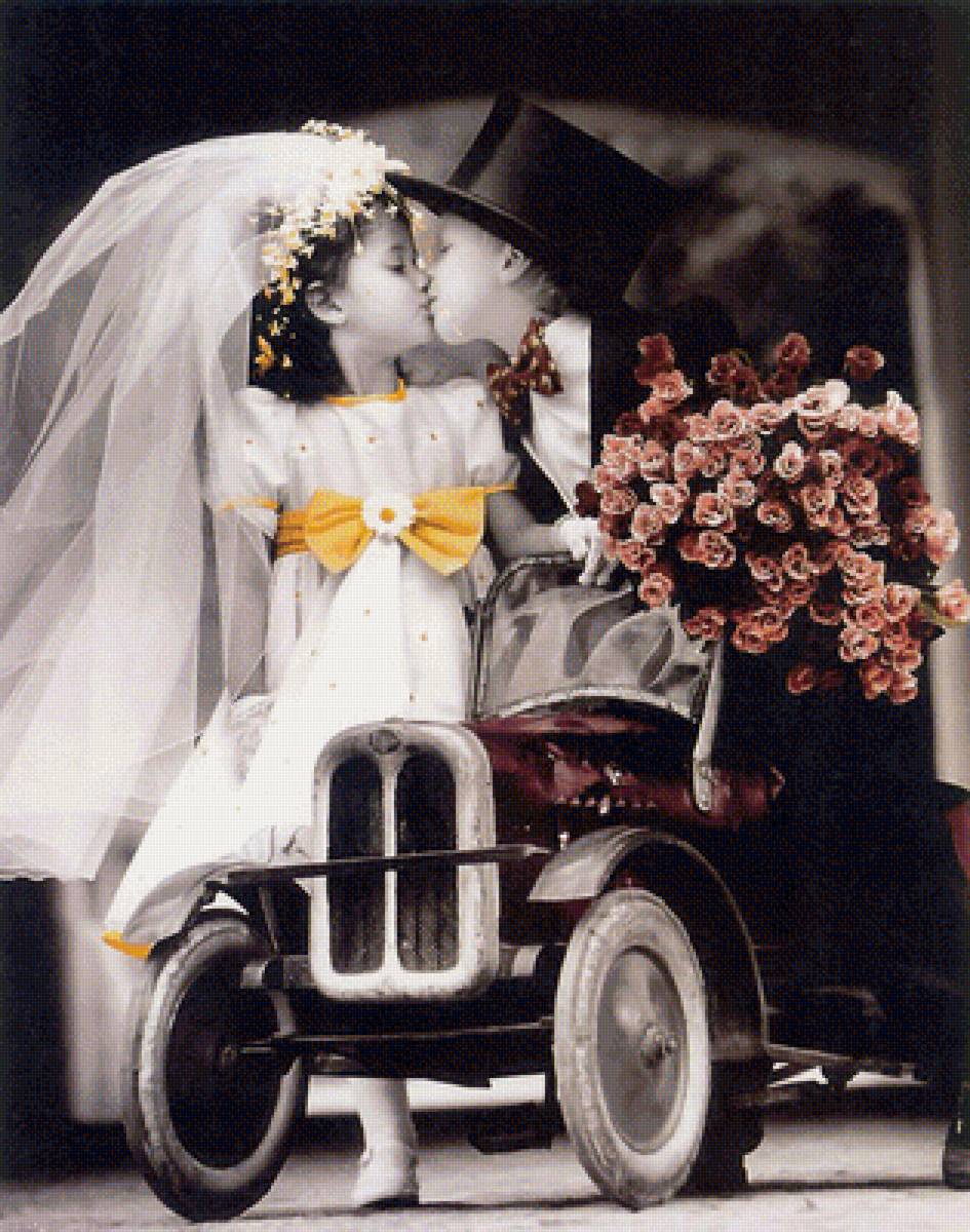 дети - люди. цветы - предпросмотр