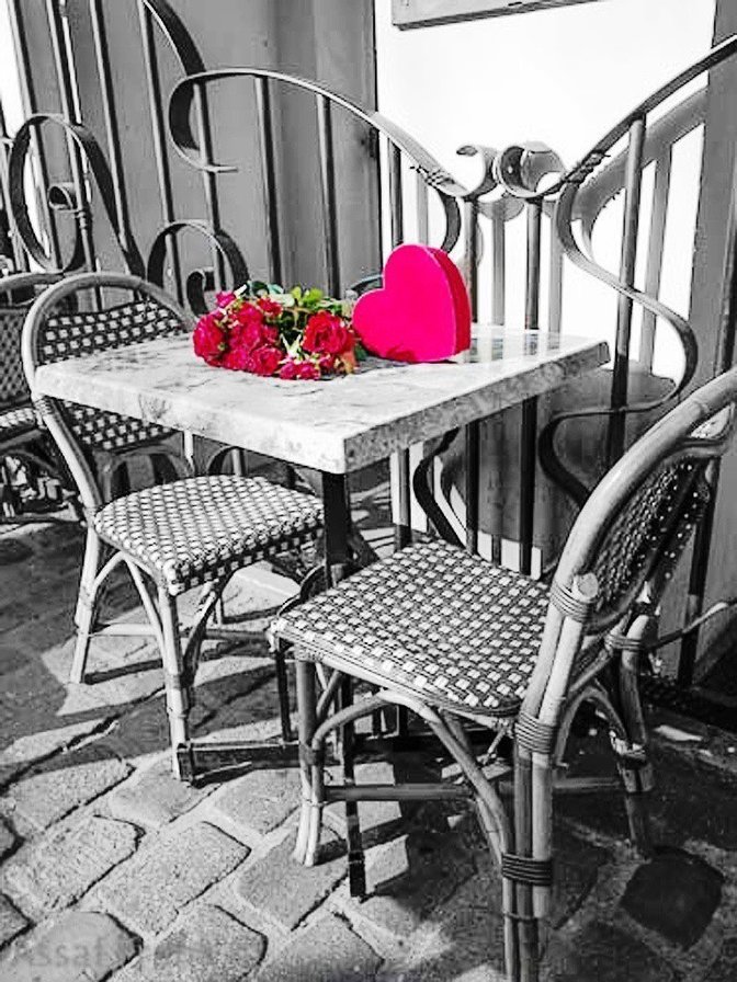 уличное кафе - оригинал