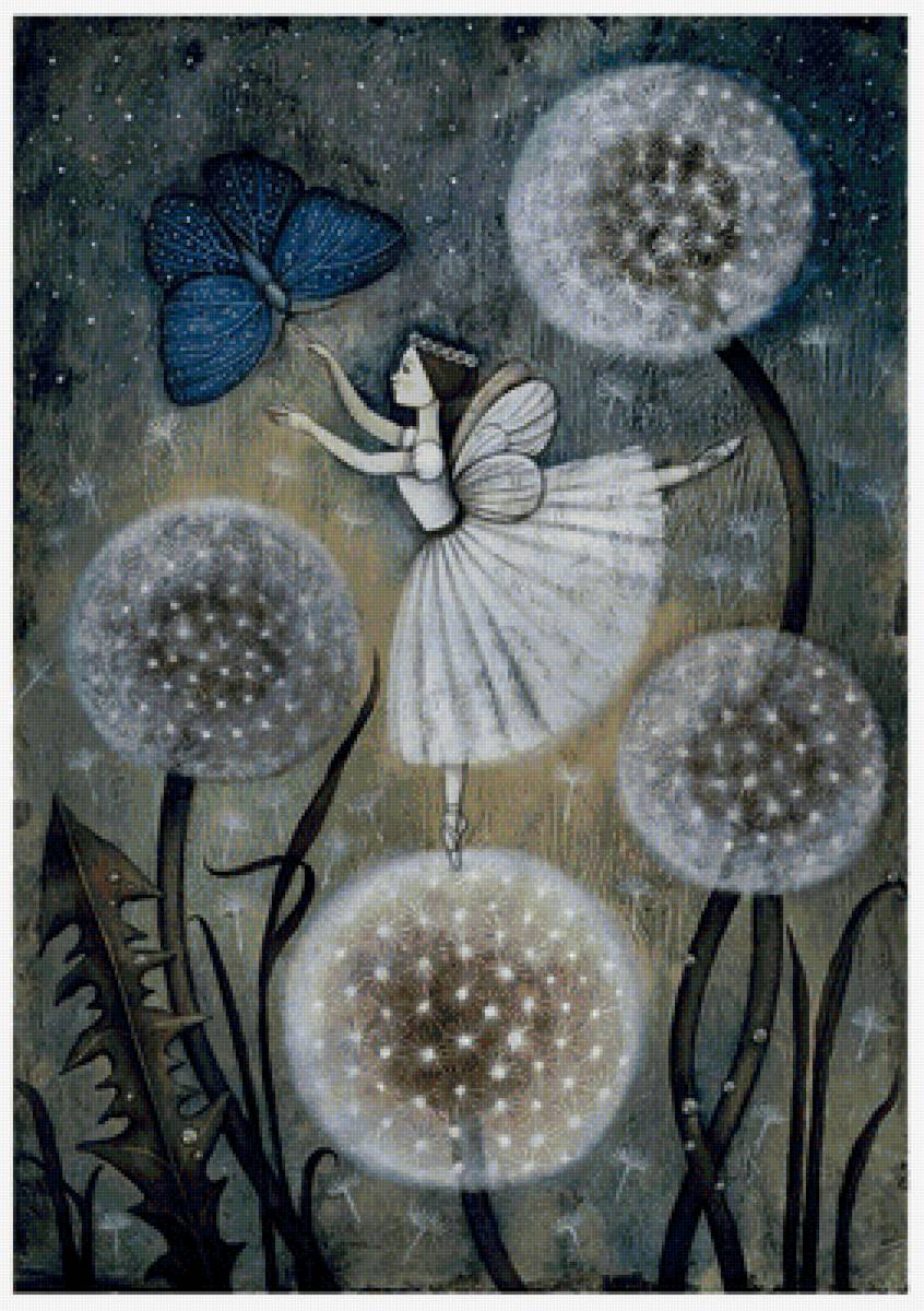 Балерина - одуванчики, эльф - предпросмотр