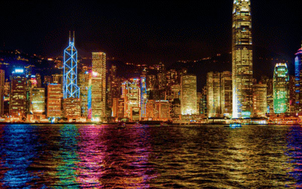 ночной город - предпросмотр