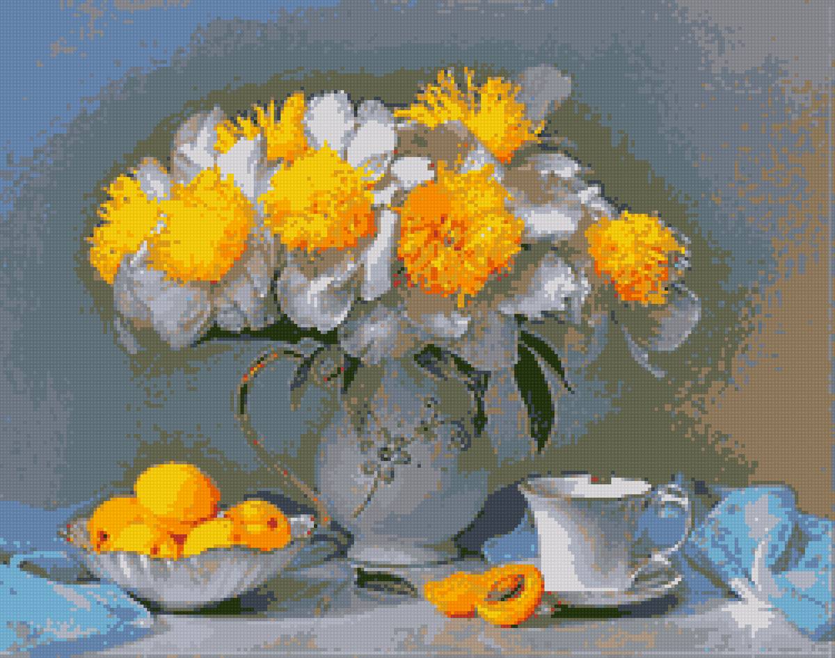 Нарцисы 2 - натюрморт, цветы, весна - предпросмотр