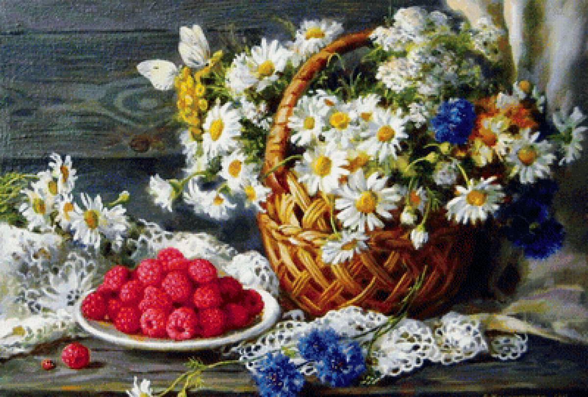 полевые ццветы - натюрморт - предпросмотр