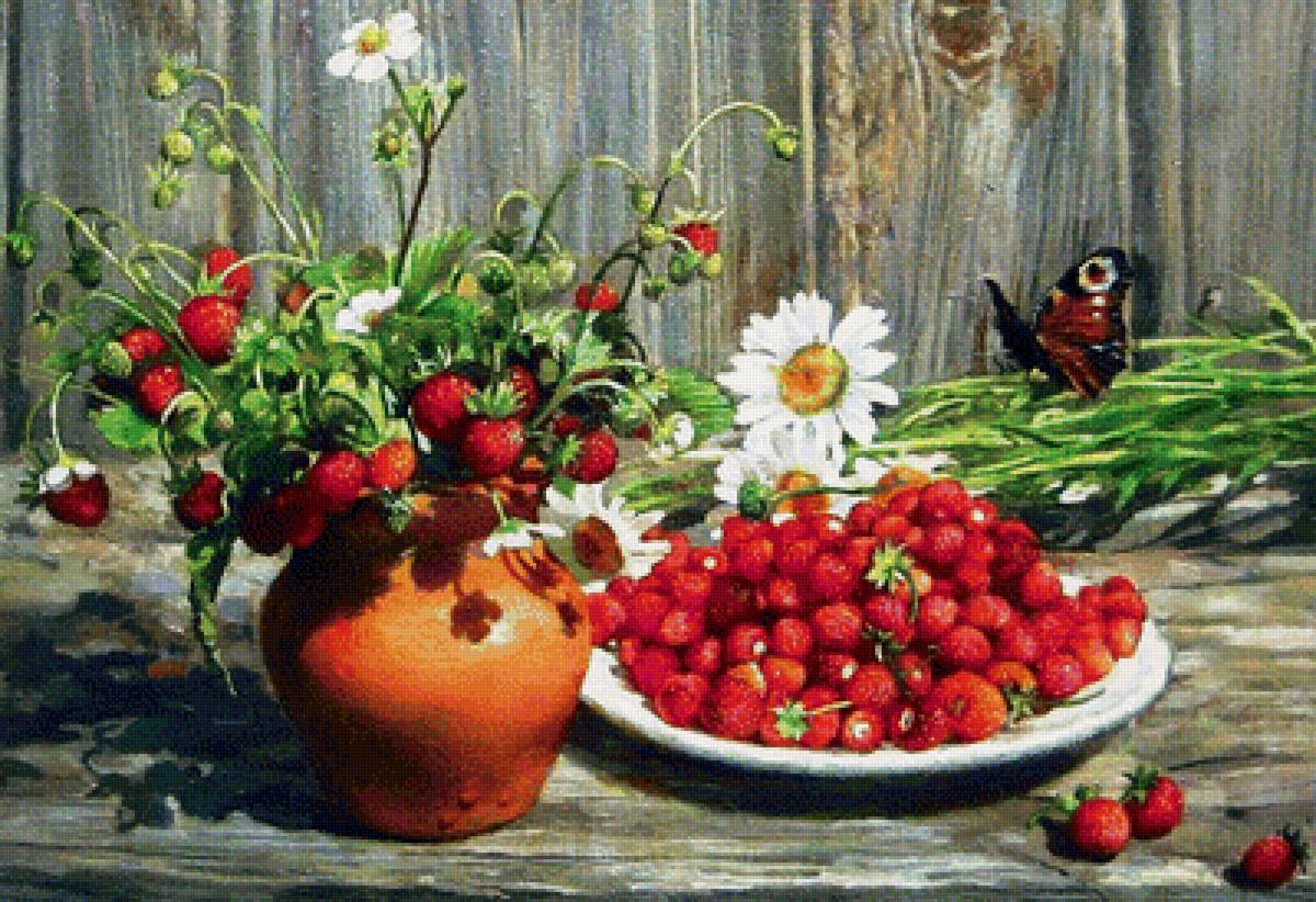 земляника - натюрморт - предпросмотр