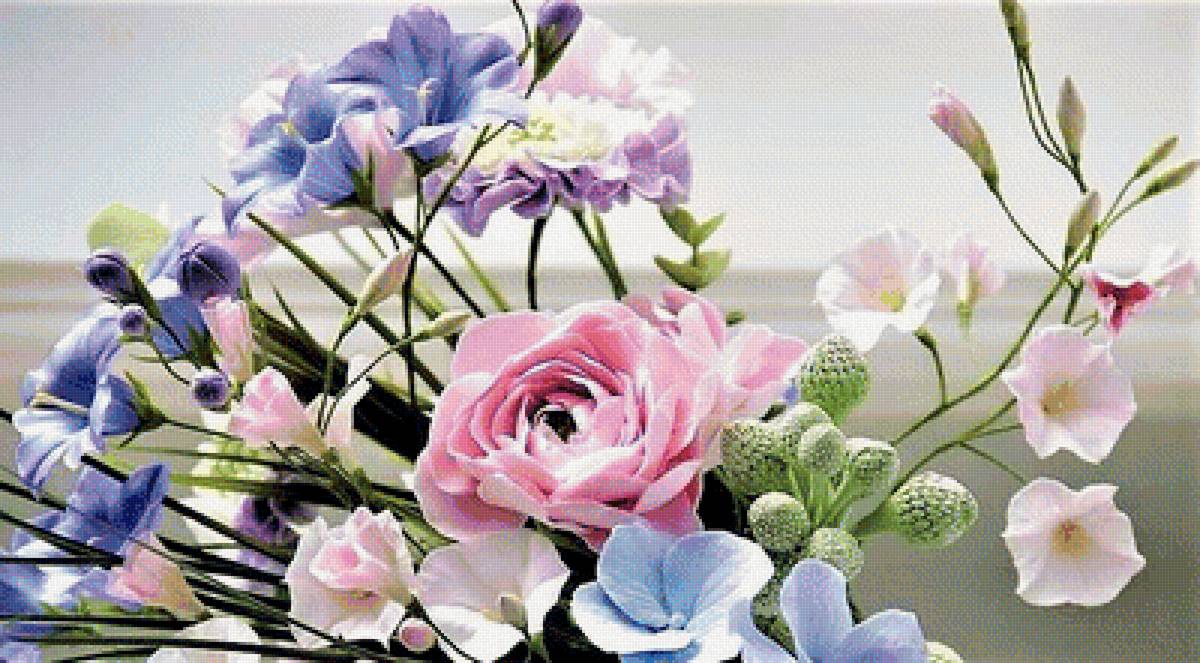 летний букет - цветы, фото - предпросмотр