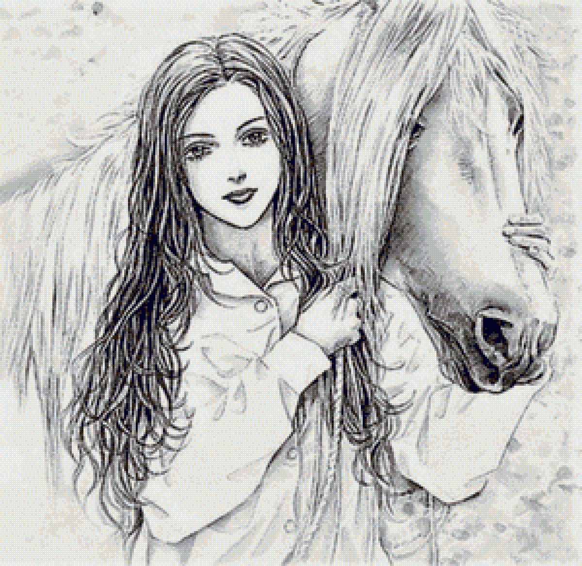 Mujer con caballo - предпросмотр