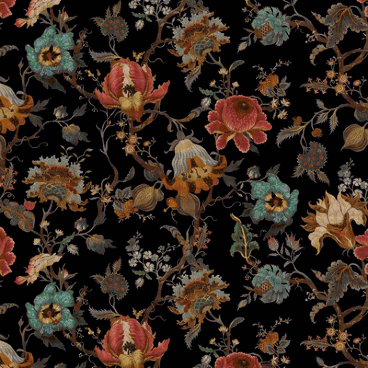 орнамент - william morris, floral ornament - предпросмотр
