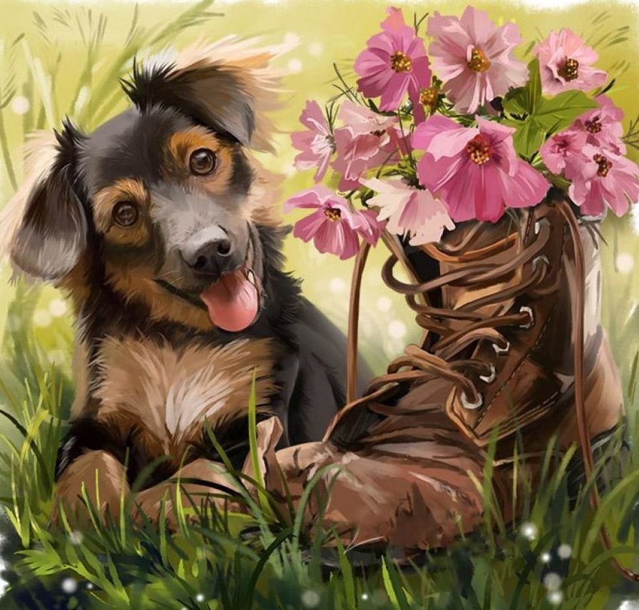 щенок - герои мультфильмов - оригинал