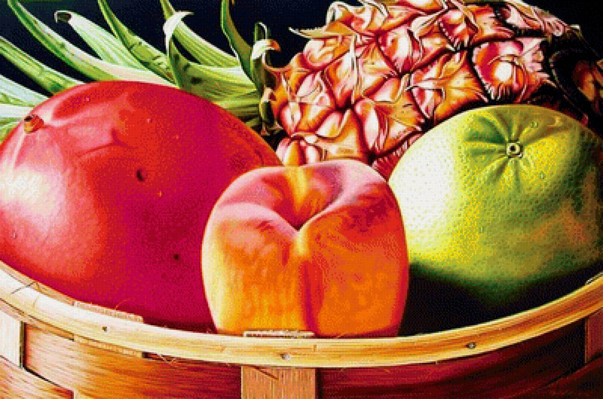 фруктовый натюрморт - фрукты - предпросмотр