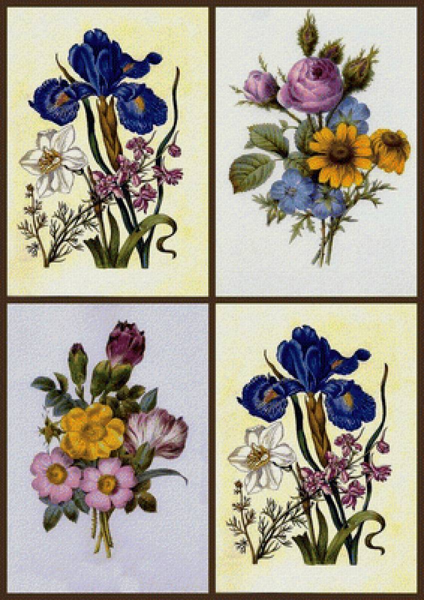 цветочный коллаж 8 - цветы - предпросмотр