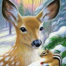 Схема вышивки «Оленька»