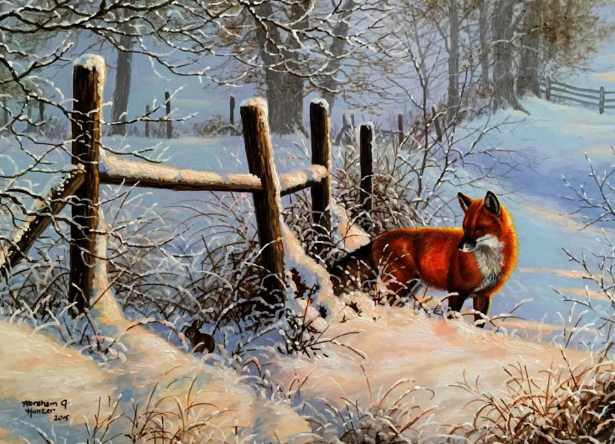 лиса - животные - оригинал