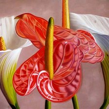 Схема вышивки «цветочная композиция»