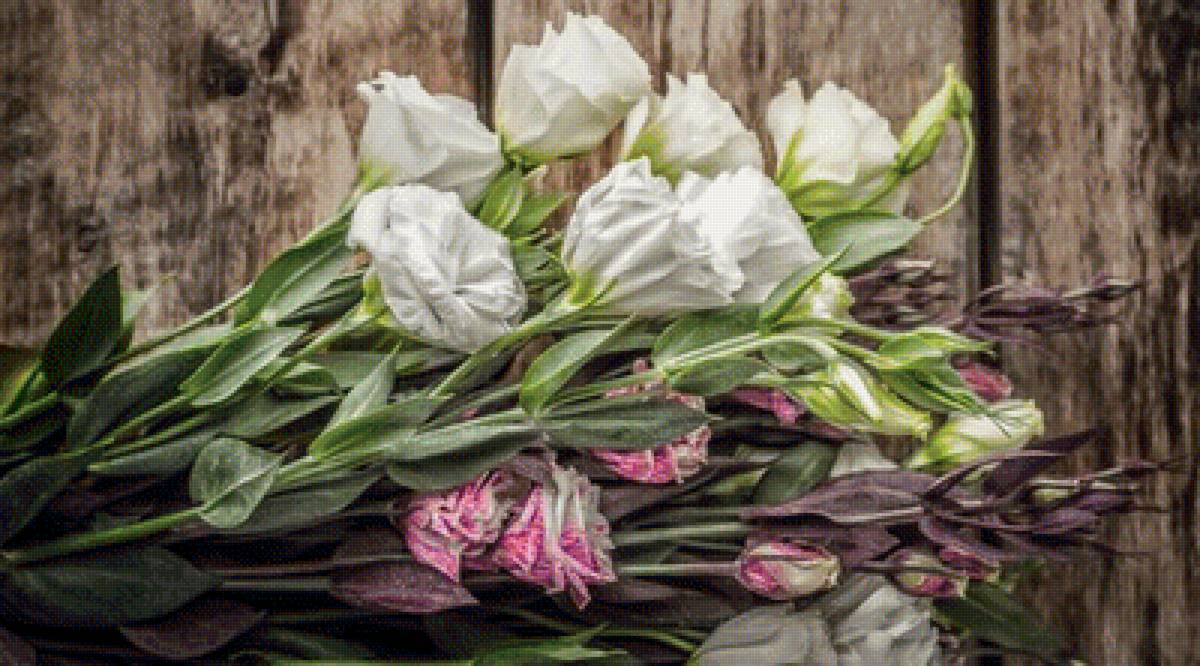 цветочная композиция - цветы - предпросмотр